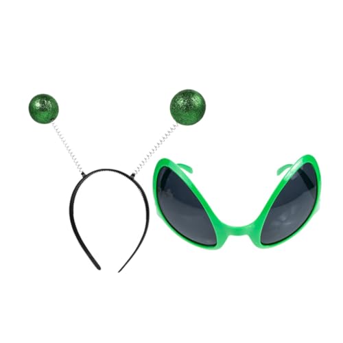 Beavorty 2 Stück Funny Stirnband lustige kopfbedeckung lustige brille lustige accessoires Halloween wirft Halloween Honstration Spaßige Accessoires Außerirdische Brille Plastik Beavorty 2 Stück Funny Stirnband lustige kopfbedeckung lustige brille lustige accessoires Halloween wirft Halloween Honstration Spaßige Accessoires Außerirdische Brille Plastik von Beavorty