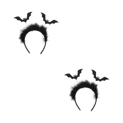Beavorty 2 Stück Halloween Fledermaus Haarreif mit Horror Stilvoller Halloween Kopfschmuck für Party Karneval Fotografie und Geburtstagsfeiern für Damen Beavorty 2 Stück Halloween Fledermaus Haarreif mit Horror Stilvoller Halloween Kopfschmuck für Party Karneval Fotografie und Geburtstagsfeiern für Damen von Beavorty