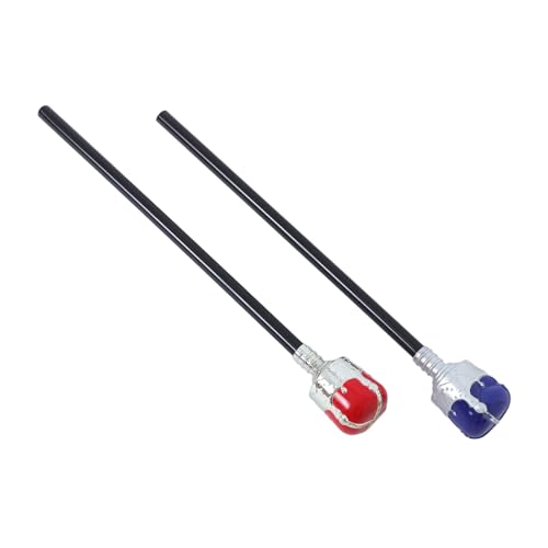 Beavorty 2 Stück Halloween Kinderpersonal Kostüm Gehstock für Zepterstab- für Kinderstockspielzeug Cosplay Cane Vintage Staff Requene Stick Königsstab Plastik von Beavorty