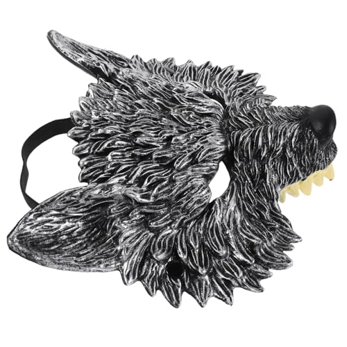 Beavorty 2 Stück Halloween Wolfmaske Halbgesichtsmaske mit Realistischen Details Wiederverwendbar und Angenehm für Kostüm Karneval Cosplay und Party Beavorty 2 Stück Halloween Wolfmaske Halbgesichtsmaske mit Realistischen Details Wiederverwendbar und Angenehm für Kostüm Karneval Cosplay und Party von Beavorty