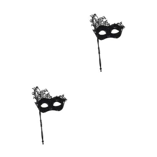 Beavorty 2 Stück Handgehaltene Stabmaske „Phantom Der Oper“ Maske Spitzen Outfits Halloween Kostüme Halloween Maske Bekleidung Weiße Paar Maske Halloween Kunststoff Schwarz Beavorty 2 Stück Handgehaltene Stabmaske „Phantom Der Oper“ Maske Spitzen Outfits Halloween Kostüme Halloween Maske Bekleidung Weiße Paar Maske Halloween Kunststoff Schwarz von Beavorty
