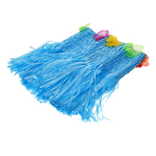 Beavorty 2 Stück Hawaiianisches Röhrenoberteil Strandpartydekorationen tropisch Luau-Outfits für Frauen für die Luau-Party Grasröcke für Tänzer Grasrock Hula-Gras-Kleidung Plastik von Beavorty