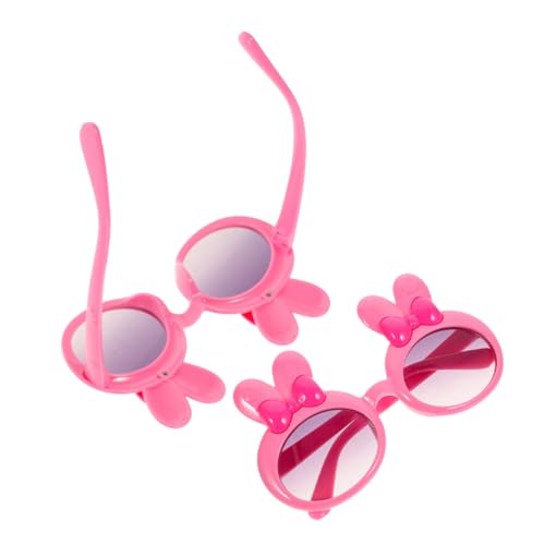 Beavorty 2 Stück Kindersonnenbrillen Kleinkinder Sonnenbrillen Mit Rand Cartoon Sonnenbrillen Outdoor Strand Brillen Jungen Mädchen Lustige Brillen Party Form Rund Jugend Säugling Harz von Beavorty