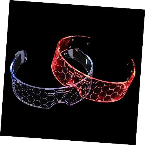Beavorty 2 Stück LED Leuchtbrillen für Partys Festivals Feiern Neonfarbene für Disco Halloween Weihnachtsfeiern mit Lustigem Design Einfachem Tragekomfort Beavorty 2 Stück LED Leuchtbrillen für Partys Festivals Feiern Neonfarbene für Disco Halloween Weihnachtsfeiern mit Lustigem Design Einfachem Tragekomfort von Beavorty