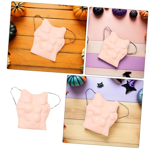 Beavorty 2 Stück Männer Muskel Kostüm Bauch Muskel Requisiten Realistisches Cosplay Accessoire Flexibel Lustiges Party Outfit Für Halloween Maskerade Beavorty 2 Stück Männer Muskel Kostüm Bauch Muskel Requisiten Realistisches Cosplay Accessoire Flexibel Lustiges Party Outfit Für Halloween Maskerade von Beavorty