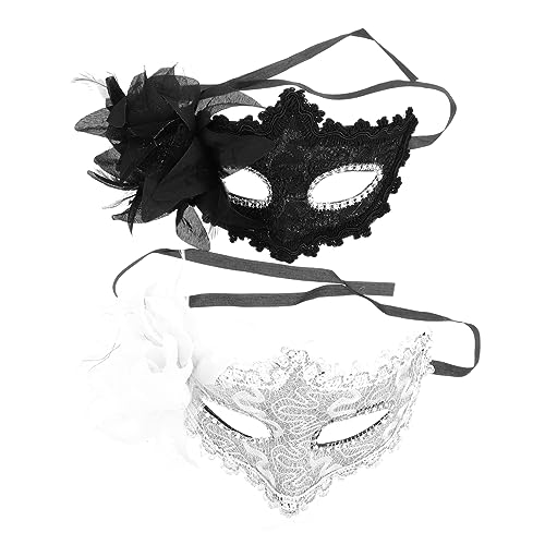 Beavorty 2 Stück Masken für Damen Verzierungen für Maskenball und Kostümparty Gesichtsschmuck für Festliche Anlässe Beavorty 2 Stück Masken für Damen Verzierungen für Maskenball und Kostümparty Gesichtsschmuck für Festliche Anlässe von Beavorty
