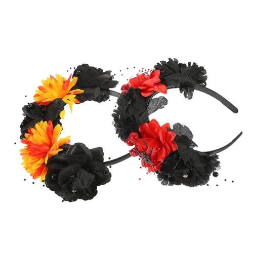 Beavorty 2 Stück Rosenblumenhaarband haarreif halloween haarreifen halloween halloweendeko Halloween hair decorations Halloween party decorations frauen stirnband Modestirnband Beavorty 2 Stück Rosenblumenhaarband haarreif halloween haarreifen halloween halloweendeko Halloween hair decorations Halloween party decorations frauen stirnband Modestirnband von Beavorty