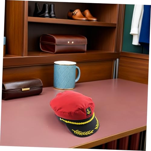 Beavorty 2 Stück Teiliges Besticktes Kapitänsmützen Atmungsaktive Matrosen Cosplay Hüte Leichte Verstellbare Hüte für Erwachsene für Yacht Party und Karnevalskostüme Beavorty 2 Stück Teiliges Besticktes Kapitänsmützen Atmungsaktive Matrosen Cosplay Hüte Leichte Verstellbare Hüte für Erwachsene für Yacht Party und Karnevalskostüme von Beavorty