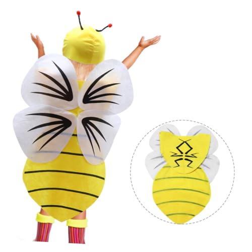 Beavorty 2 Stück Teiliges Kinderkostüm Set für Halloween Süßes Bienenkostüm mit Hut für Rollenspiele und Bühnenaufführungen Hautfreundlichem Material Perfektes Kostüm für und Karneval Beavorty 2 Stück Teiliges Kinderkostüm Set für Halloween Süßes Bienenkostüm mit Hut für Rollenspiele und Bühnenaufführungen Hautfreundlichem Material Perfektes Kostüm für und Karneval von Beavorty