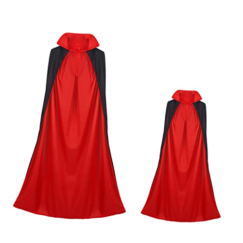 Beavorty 2 Stück Vampir-Umhang Vampirumhang für Vampir -Kap Vampire Umhang Mantel kreative Umhangstütze Halloween- Vampirumhang in klassischer Farbe Stoff von Beavorty