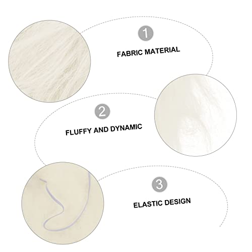 Beavorty 2 Stück Weißer Teiliges Langlebiger Elastisches Band und Leicht für Weihnachtsfeier und Santa Kostüm Cosplay Beavorty 2 Stück Weißer Teiliges Langlebiger Elastisches Band und Leicht für Weihnachtsfeier und Santa Kostüm Cosplay von Beavorty