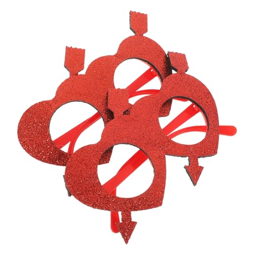 Beavorty 2Stücke Herz Brillen Requisiten für Valentinstag Kreative Party Dekoration Accessoires für Festivals Fotos Leicht Langlebig Beavorty 2Stücke Herz Brillen Requisiten für Valentinstag Kreative Party Dekoration Accessoires für Festivals Fotos Leicht Langlebig von Beavorty