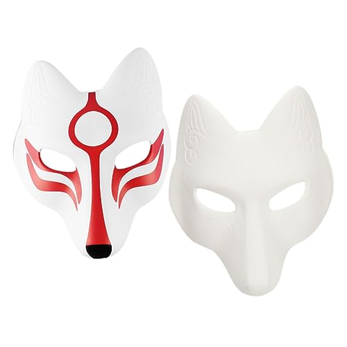 Beavorty 2Stücke Maske Für Erwachsene Halloween Karneval Maskerade Party Tiermaske Dekorative Cartoon Maske Für Feiern Für Maskenball Kreative von Beavorty