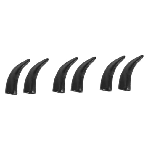 Beavorty 3 Paare Ox Horn Haarreif Kreative Hörner Design Halloween Kopfschmuck für Kostüm und Karnevalspartys Teiliges Langlebig und Vielseitig für Fasching und Cosplay von Beavorty