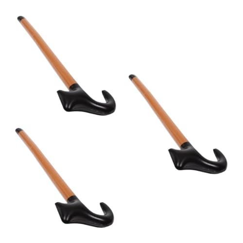 Beavorty 3 Stück Aufblasbarer Gehstock Retro Kostüm Requisit Lustiger Alter Herr Party Dekorationen Senioren Geburtstagsfeier Spaß Zubehör für Aufblasbaren Spazierstock von Beavorty