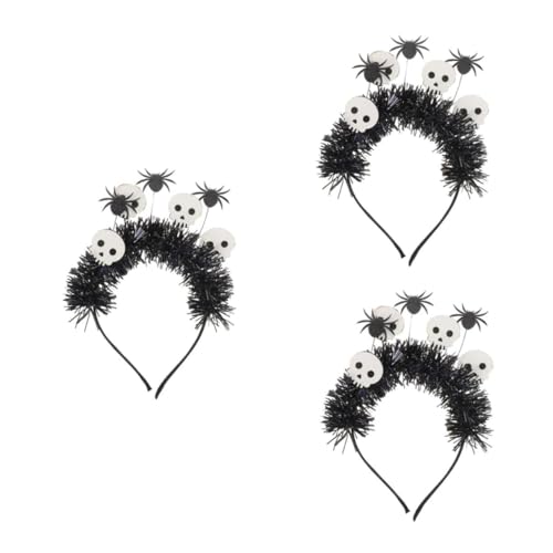 Beavorty 3 Stück Halloween Haarreif mit Weißem Schädel und Spinne Einzigartiges Kopfband für Damen Detailreich Gearbeitet Auffälliges Design Vielseitiges Accessoire für Halloween und Beavorty 3 Stück Halloween Haarreif mit Weißem Schädel und Spinne Einzigartiges Kopfband für Damen Detailreich Gearbeitet Auffälliges Design Vielseitiges Accessoire für Halloween und von Beavorty