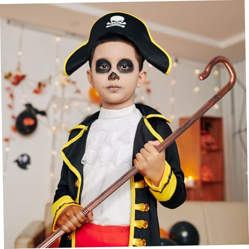 Beavorty 3 Stück Halloween Kostüm Gehstock Ägyptischer Plastikstab Requisit für Party Cosplay Zubehör mit Antikem Design für Vielseitige Halloween Verkleidung und Aufführungen von Beavorty