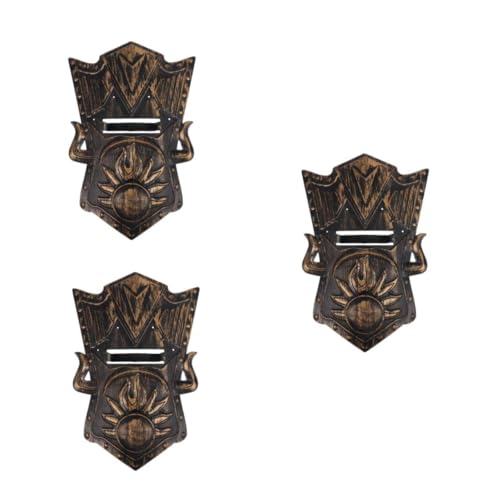 Beavorty 3 Stück Leichtes Mittelalterliches Spielzeugschild Für Rollenspiele Halloween Cosplay Party Ritterzubehör Für Jungen Authentisches Kostüm Accessoire von Beavorty