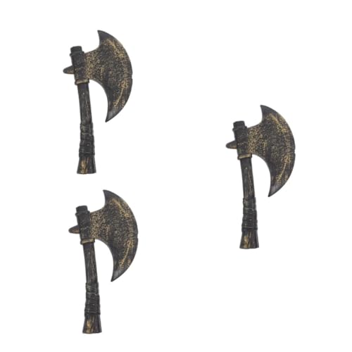 Beavorty 3 Stück Realistische Piraten Axt Requisite aus Robustem Detailgetreues Halloween Kostüm Accessoire für Fasching Cosplay Bühnenauftritte Langlebig und Sicher für Erwachsene von Beavorty