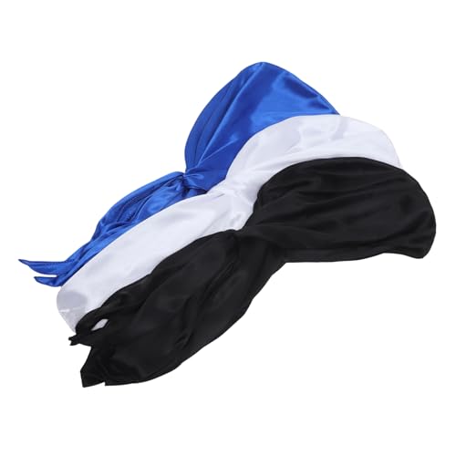 Beavorty 3 Stück Teiliges Piraten Haarbedeckungen Atmungsaktive Lange Kopftücher für Damen Bandana Turban für Vielseitig Stylisch für Party Beavorty 3 Stück Teiliges Piraten Haarbedeckungen Atmungsaktive Lange Kopftücher für Damen Bandana Turban für Vielseitig Stylisch für Party von Beavorty