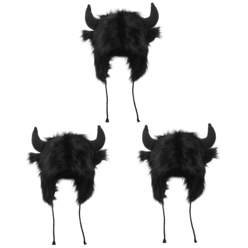 Beavorty 3 Stück Tiermütze mit Hörnern für Erwachsene Lustige Cosplay Kappe Beanie für Halloween Partys Kreative Kopfbedeckung für Frauen Bühnenauftritte Beavorty 3 Stück Tiermütze mit Hörnern für Erwachsene Lustige Cosplay Kappe Beanie für Halloween Partys Kreative Kopfbedeckung für Frauen Bühnenauftritte von Beavorty