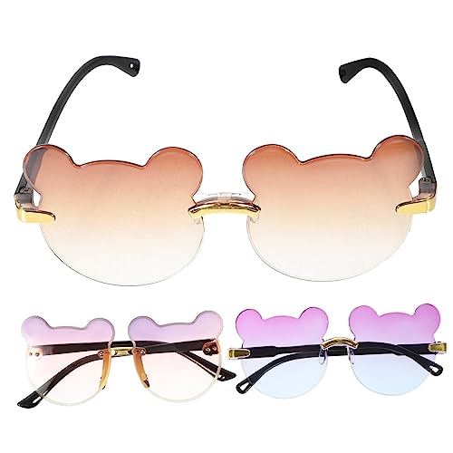 Beavorty 3 Teilige Party Dekorationen Bären Sonnenbrille Süße Party Brille Pit Sonnenbrille Party Sonnenbrille Mini D'Ours Brille Im Stil Der 90Er Trendige Zufällige Farbe Beavorty 3 Teilige Party Dekorationen Bären Sonnenbrille Süße Party Brille Pit Sonnenbrille Party Sonnenbrille Mini D'Ours Brille Im Stil Der 90Er Trendige Zufällige Farbe von Beavorty