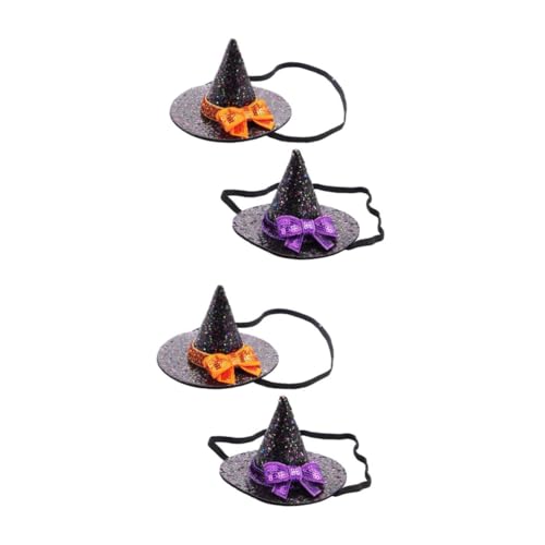 Beavorty 4 Stck. Teiliges Halloween Hexen Haarband Elastische Hexenhut Kopfbedeckung für Damen und Festliche Kostüm Accessoires Bequem und Langlebig Auffälliges Design Beavorty 4 Stck. Teiliges Halloween Hexen Haarband Elastische Hexenhut Kopfbedeckung für Damen und Festliche Kostüm Accessoires Bequem und Langlebig Auffälliges Design von Beavorty
