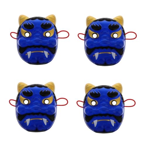 Beavorty 4 Stück Japanische Dämonenmaske Samurai Stil Halloween Maske Langlebigem Detailreich Gestaltet für Bühne Party Kostüm Leichter Sitz Vielseitig Verwendbar Beavorty 4 Stück Japanische Dämonenmaske Samurai Stil Halloween Maske Langlebigem Detailreich Gestaltet für Bühne Party Kostüm Leichter Sitz Vielseitig Verwendbar von Beavorty