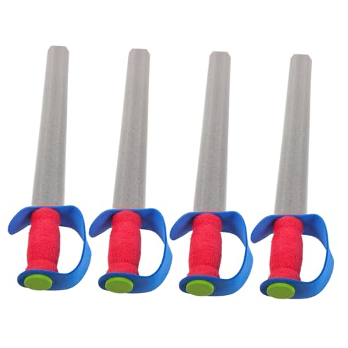 Beavorty 4 Stück Teiliges Schwerter Sichere Fechtspielzeuge für Kindergartenaufführungen Outdoor Aktivitäten Farbenfrohe Schaumstoffschwerter Beavorty 4 Stück Teiliges Schwerter Sichere Fechtspielzeuge für Kindergartenaufführungen Outdoor Aktivitäten Farbenfrohe Schaumstoffschwerter von Beavorty