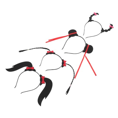Beavorty 4 Stück Teiliges Stirnband Geflochtenes Haarband aus Filz Komfortable Haaraccessoires für Jugendliche und Frauen Vielseitig Einsetzbar für Party Festival Cosplay und Karneval Beavorty 4 Stück Teiliges Stirnband Geflochtenes Haarband aus Filz Komfortable Haaraccessoires für Jugendliche und Frauen Vielseitig Einsetzbar für Party Festival Cosplay und Karneval von Beavorty