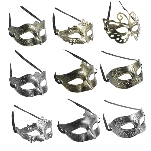 Beavorty 40 Stück Vintage Maske für Maskenball Karneval Cosplay Anpassbare Masken Designs für Damen und Herren für Jede Party Beavorty 40 Stück Vintage Maske für Maskenball Karneval Cosplay Anpassbare Masken Designs für Damen und Herren für Jede Party von Beavorty