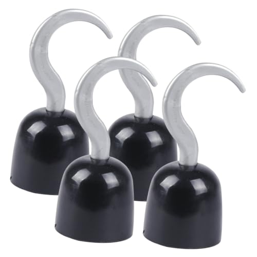 Beavorty 4Stücke Piratenhaken Wiederverwendbare Kostüm Requisite für Halloween Cosplay Mottopartys Kindergeburtstage Piratenveranstaltungen Beavorty 4Stücke Piratenhaken Wiederverwendbare Kostüm Requisite für Halloween Cosplay Mottopartys Kindergeburtstage Piratenveranstaltungen von Beavorty