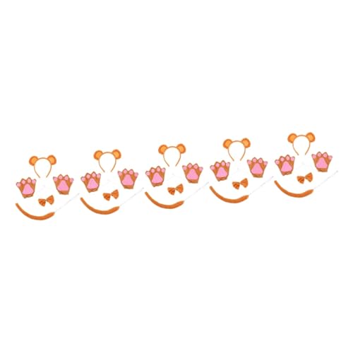 Beavorty 5 Sätze Affenohren Stirnband Affenschwanzhandschuh Kostüm Stirnband mit Zootierohren ohrig Affenohren Stirnbänder für Ohrstirnbänder für Mädchen Plüsch Brown Beavorty 5 Sätze Affenohren Stirnband Affenschwanzhandschuh Kostüm Stirnband mit Zootierohren ohrig Affenohren Stirnbänder für Ohrstirnbänder für Mädchen Plüsch Brown von Beavorty