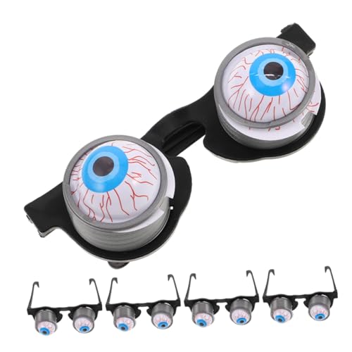 Beavorty 5 Stück Halloween Brille mit Wackelnden Augen Lustige Kostümbrille mit Federnden Augenbällen Wiederverwendbar Passend Party Karnevalsaccessoire für Pranks und Festivals Beavorty 5 Stück Halloween Brille mit Wackelnden Augen Lustige Kostümbrille mit Federnden Augenbällen Wiederverwendbar Passend Party Karnevalsaccessoire für Pranks und Festivals von Beavorty