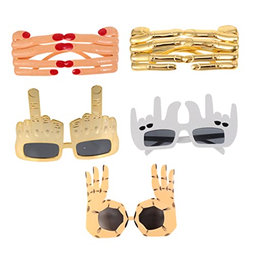 Beavorty 5 Stück Teiliges Handfingerbrille für Halloween Prank Brillen mit Einzigartigem Design für Partys und Festlichkeiten für Halloween Feiern und Kreative Dekorationen Beavorty 5 Stück Teiliges Handfingerbrille für Halloween Prank Brillen mit Einzigartigem Design für Partys und Festlichkeiten für Halloween Feiern und Kreative Dekorationen von Beavorty