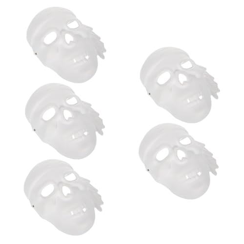 Beavorty 5Stücke DIY Leere Masken für Unbemalte Papiermasken für Karneval Geburtstagsfeiern Cosplay Kreativen Gestalten Ausmalen Beavorty 5Stücke DIY Leere Masken für Unbemalte Papiermasken für Karneval Geburtstagsfeiern Cosplay Kreativen Gestalten Ausmalen von Beavorty