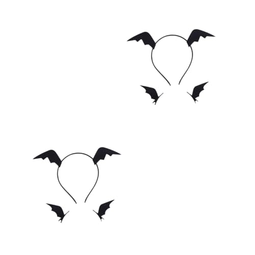 Beavorty 6 Stck. Teiliges Halloween Haarset Fledermausflügel Haarklammern mit Fledermaus Stirnband Cosplay Accessoire für Mädchen Geeignet für Halloween Party Kostüm und Themenfeste Beavorty 6 Stck. Teiliges Halloween Haarset Fledermausflügel Haarklammern mit Fledermaus Stirnband Cosplay Accessoire für Mädchen Geeignet für Halloween Party Kostüm und Themenfeste von Beavorty