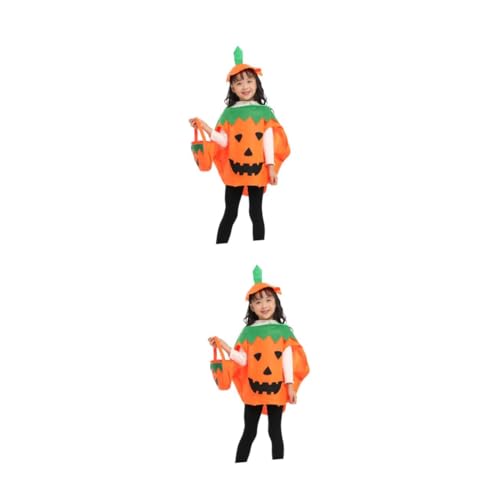 Beavorty 6 Stück Kürbisbekleidungsset Partykostüm für Halloween Halloween-Party-Anzug Kürbis Anzug Beavorty 6 Stück Kürbisbekleidungsset Partykostüm für Halloween Halloween-Party-Anzug Kürbis Anzug von Beavorty