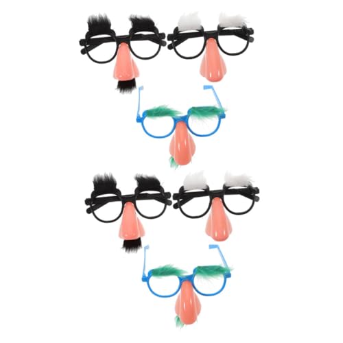 Beavorty 6 Stück Teiliges Lustige Brillen aus Leichtem Kunststoff mit Augenbrauen Witzige Party Accessoires für Erwachsene für Halloween Geburtstagsfeiern und Kostümpartys Beavorty 6 Stück Teiliges Lustige Brillen aus Leichtem Kunststoff mit Augenbrauen Witzige Party Accessoires für Erwachsene für Halloween Geburtstagsfeiern und Kostümpartys von Beavorty