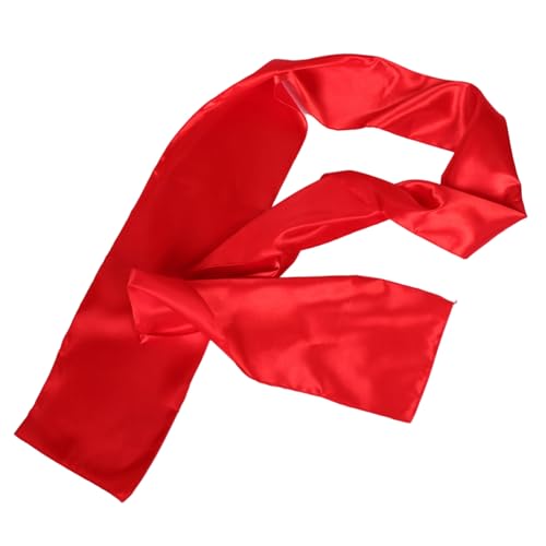 Beavorty Kostüm Requisiten Seidensatin Tanzgürtel Rote Schärpe Festliches Tanzperformance-accessoire Piratenkostüm-zubehör von Beavorty