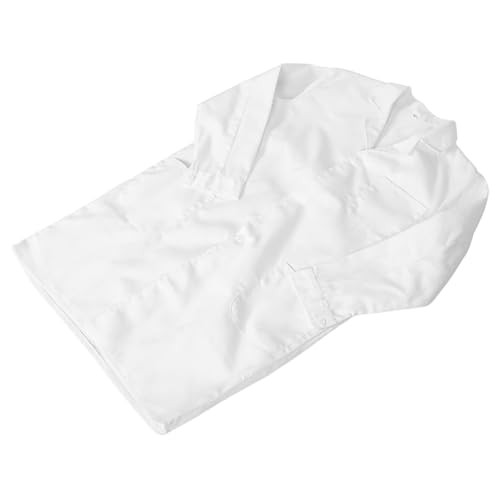 Beavorty Arzt Apotheker Arbeitskleidung Mantel Maler Kostüm Für Arzt Kostüm Für Arzt Verkleidung Wissenschaftler Kostüm Arzt Kostüm Erwachsene Weiß Polyester Baumwolle von Beavorty