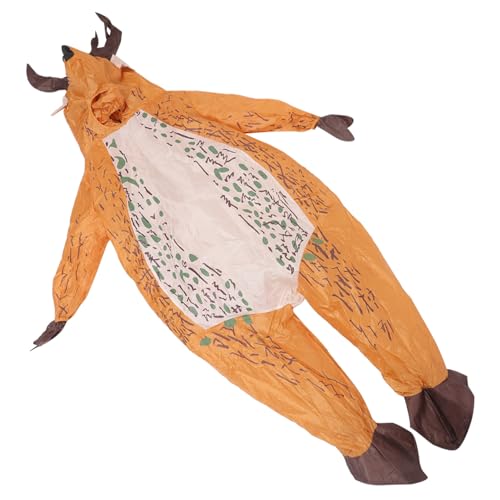 Beavorty Aufblasbarer Tier Kostüm Overall für Erwachsene Buntes Maskottchen Cosplay Einfach Anzuziehen Waschbar für Karneval Halloween Weihnachtsfeiern Mottopartys und von Beavorty