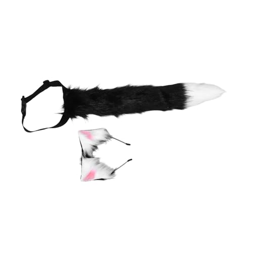 Beavorty Cosplay Katzenohren Stirnband und Plüsch Set Realistisches Tierkostüm Zubehör für Damen und Mädchen Vielseitiges Cat Dress Up Kit für Halloween Partys und Fanveranstaltungen Beavorty Cosplay Katzenohren Stirnband und Plüsch Set Realistisches Tierkostüm Zubehör für Damen und Mädchen Vielseitiges Cat Dress Up Kit für Halloween Partys und Fanveranstaltungen von Beavorty