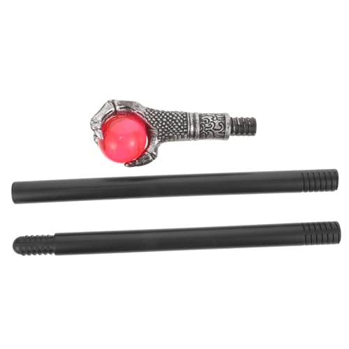 Beavorty Cosplay Zauberstab für Halloween Antikes Design Robuste Materialien für Partys Bühnenaufführungen Einzigartiger Gehstock für Altersgruppen Ergänzung für Zeremonien von Beavorty