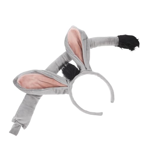 Beavorty Esel Kostüm Stirnband mit Kunstpelz Ohren und Weiches Langlebiges Material Bequemes Halloween Party Accessoire für Bühne und Fasching Beavorty Esel Kostüm Stirnband mit Kunstpelz Ohren und Weiches Langlebiges Material Bequemes Halloween Party Accessoire für Bühne und Fasching von Beavorty