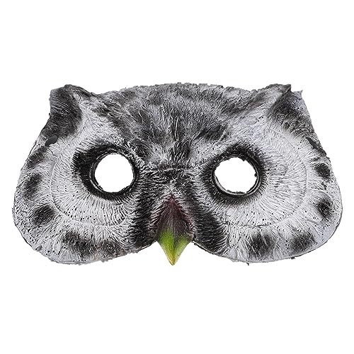 Beavorty Eulenmaske für Halloween Halbmaske PU für Kostümpartys Realistische Masquerade Maske und Atmungsaktiv Accessoire für Cosplay und Beavorty Eulenmaske für Halloween Halbmaske PU für Kostümpartys Realistische Masquerade Maske und Atmungsaktiv Accessoire für Cosplay und von Beavorty