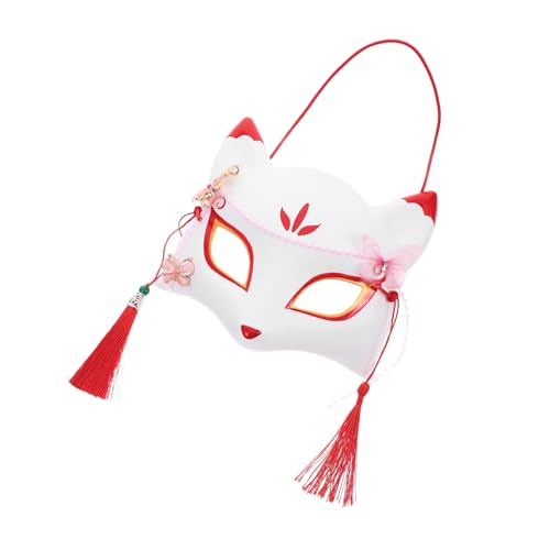 Beavorty Fuchsmaske für Halloween Kostümpartys Halbmaske mit Design Leicht Tragbar für Verschiedene Anlässe Wie Bar Festlichkeiten Beavorty Fuchsmaske für Halloween Kostümpartys Halbmaske mit Design Leicht Tragbar für Verschiedene Anlässe Wie Bar Festlichkeiten von Beavorty