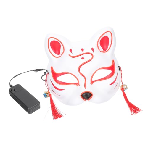 Beavorty Fuchsmaske für Halloween und Karneval LED Leuchtende Kostümmaske für Partys Cosplay und Maskenball Unisex mit Einzigartigem Design für Erwachsene und Beavorty Fuchsmaske für Halloween und Karneval LED Leuchtende Kostümmaske für Partys Cosplay und Maskenball Unisex mit Einzigartigem Design für Erwachsene und von Beavorty