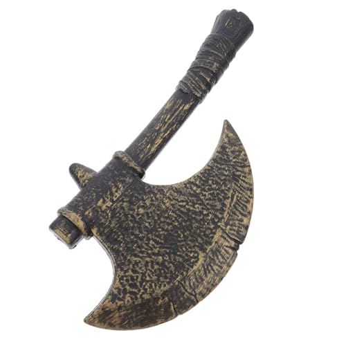 Beavorty Gangster Requisiten Axe Kostüm Hacken Maskerade-kostüm-Requisite Hacken Für Realistische Realistik Requisitenaxt Halloween Kostüm Requisit Dark Brown Plastik von Beavorty