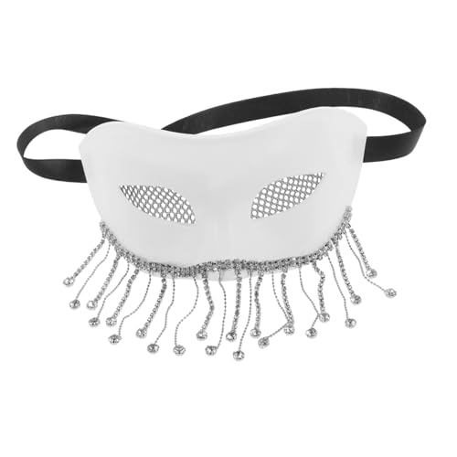 Beavorty Halbe Gesichtsmaske Für Gesichts- Halloween-maske Gruselig Bunt Augenmaske Masken Karnevalsmaske Maskerademaske Dekorationen Cosplay-maske Plastik Weiß Beavorty Halbe Gesichtsmaske Für Gesichts- Halloween-maske Gruselig Bunt Augenmaske Masken Karnevalsmaske Maskerademaske Dekorationen Cosplay-maske Plastik Weiß von Beavorty